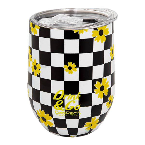 CoolPack termohrnek, 350 ml, nerez, Chess Flow