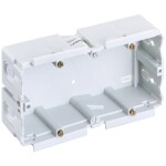 Hager GLT5010 parapetní lišta montážní elektroinstalační krabice (d x š) 71 mm x 64 mm 1 ks šedobílá (RAL 7035)