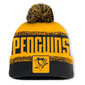 Fanatics Pánská zimní čepice Pittsburgh Penguins NHL Thrive Cuffed Pom Beanie