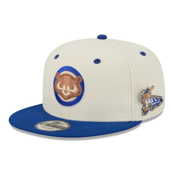 New Era Pánská kšiltovka Chicago Cubs MLB Mascot Pin 9FIFTY Snapback
