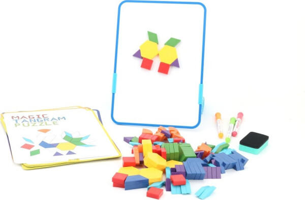 Magnetická stavebnice Tangram 128 dílů