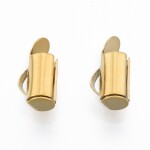 Nerezové zakončovací trubičky - 8 x 6 mm - různé varianty - 1 ks Barva: Platinová