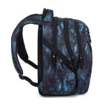 Studentský batohový 3-dílný set Bagmaster BAG 25 B ČERNO-MODRÝ (batoh,pouzdro)
