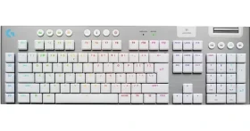 Logitech G915 X bílá / Bezdrátová herní klávesnice / US layout / LIGHTSPEED (920-012690)
