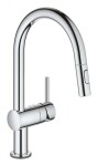 GROHE - MintaTouch Elektronická dřezová baterie s výsuvnou sprškou, chrom 31358002