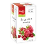 Apotheke čaj Brusinka a malina 20x2g