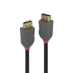 Lindy Anthra Line DisplayPort 1.4 černá / Přípojný kabel / DisplayPort - DisplayPort / 0,5 m / 8K 60 Hz (36480)