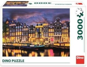 Puzzle Amsterdam 3000 dílků - Dino