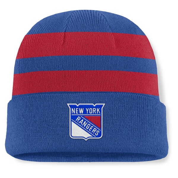 Fanatics Pánská zimní čepice New York Rangers NHL Swipe Cuffed Beanie