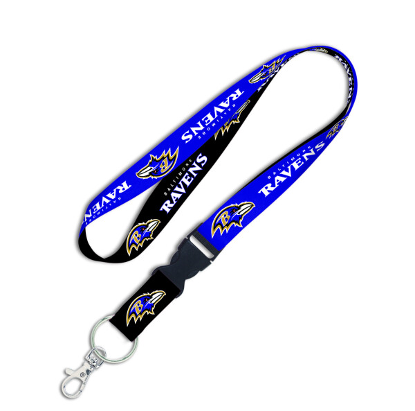 Wincraft Klíčenka Baltimore Ravens NFL Lanyard buckle 1"