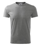 Classic New tričko pánské tmavě šedý melír 2XL