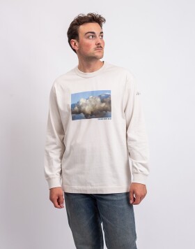 Tričko ONE OF XX Longsleeve Ecru Ecru