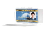 Durable Držák na 2 karty transparentní / Držák na karty / 54 x 85 mm / 10 ks (891919)