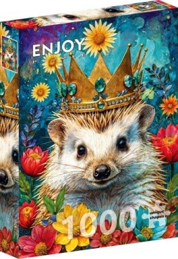 Puzzle Korunovaný ježek 1000 dílků