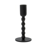 House Doctor Železný svícen Mala Black 13,5 cm, černá barva, kov