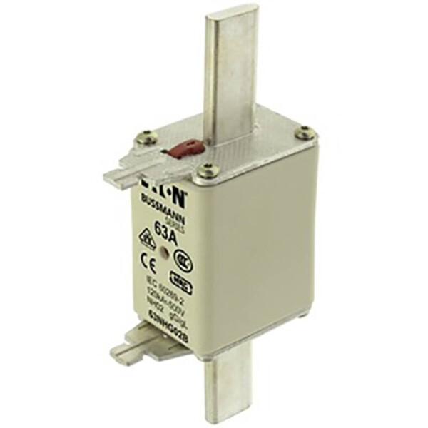 Eaton 63NHG02B NH pojistka s mechanickým ukazatelem zajištění velikost pojistky = D02 63 A 500 V 3 ks