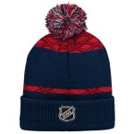 Outerstuff Dětská zimní čepice Florida Panthers NHL Puck Pattern Cuffed Pom