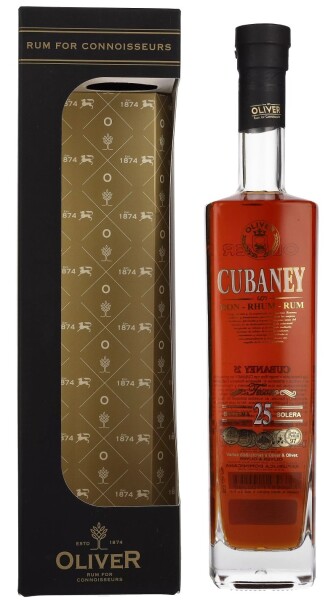 Ron Cubaney TESORO Solera Rum 25y 38% 0,7 l (tuba)