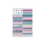 Busy B Nástěnný kalendář s perem Weekly Sage 2026, zelená barva, papír