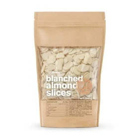 Loupané mandle plátky - GymBeam (200 g) (111220-1-200g)