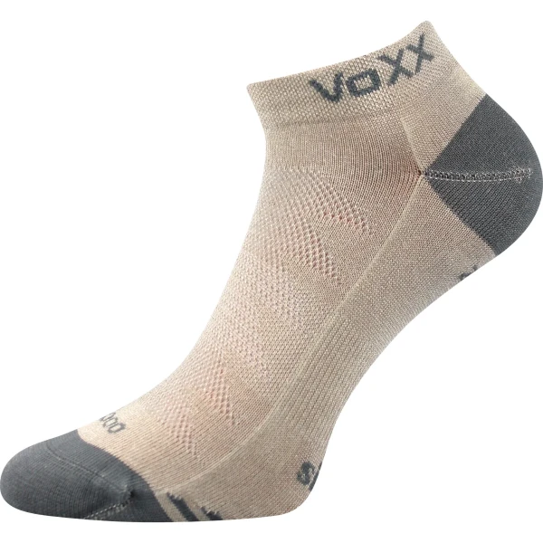 VOXX Ponožky sportovní bambusové BOJAR nízké BÉŽOVÉ (3 páry) 43-46 116594