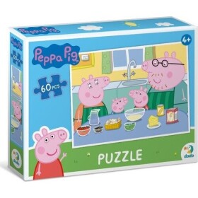 Puzzle Prasátko Peppa Společné vaření