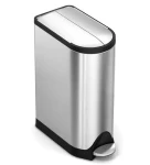 Simplehuman Pedálový odpadkový koš – 18 l / butterfly víko/ kartáčovaná nerez ocel/ FPP (CW2058)