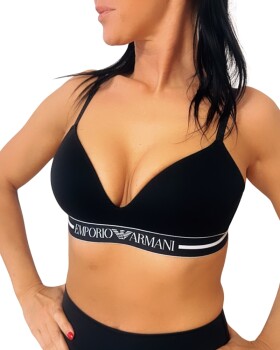 Dámská bezkosticová podprsenka Emporio Armani EW000442 AF19023 černá