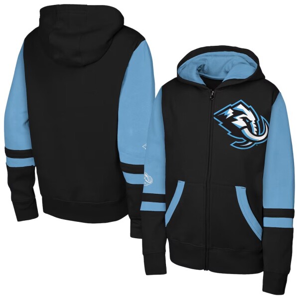 Outerstuff Dětská mikina Utah Mammoth NHL Faceoff Colorblocked Fleece Full-Zip Velikost: Dětské M (140 - 146)