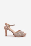 Sandály na podpatku model 209927 Step in style 39