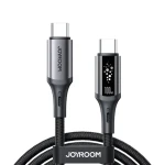 Joyroom S-A60 StarTalk Nabíjecí kabel USB-C (M) - USB-C (M) 100W 1.2m černá (6956116762339)