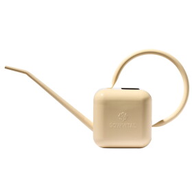 Sowvital Designová konev Beige 3 l, krémová barva, kov