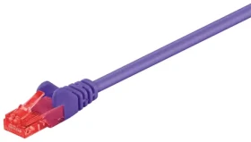 MicroConnect CAT6 U/UTP 0.3m fialová / LSZH (UTP6003P)