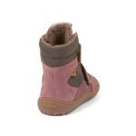 Dívčí zimní barefoot boty TEX WINTER Gray Pink, Froddo, G3160233-6, růžová - 39