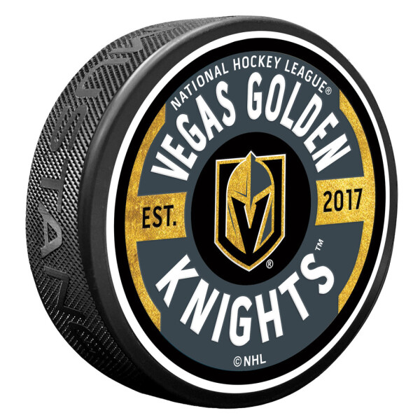 Mustang Puk Vegas Golden Knights NHL Gear Textured Puck