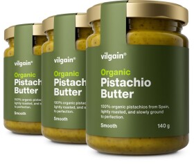 Vilgain Pistáciové máslo BIO – 3× 140 g