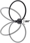 REA - Koupelnový věšák black 332915A MIST 05 REA-06904