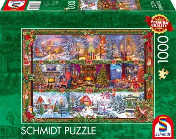 SCHMIDT Puzzle Vánoční pozdravy
