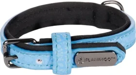 Flamingo Leza Obojek s neoprenovým polstrováním modrá XXS (FLA-519266)