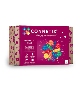 Connetix Connetix Tiles - Magnetická Stavebnice Duhová Geometry 30 ks
