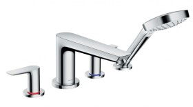 HANSGROHE - Talis E Baterie na okraj vany, 4-otvorová instalace, chrom 71748000