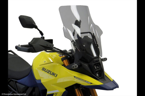 Suzuki V-Strom 800DE 23-25, V-Strom 800RE 24-25 Turistické plexi Powerbronze 455mm - jantarová