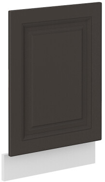 Dvířka na vestavnou myčku nádobí Stilo ZM 570x446 Barva korpusu: Bílá, Barva dvířek: Grafit