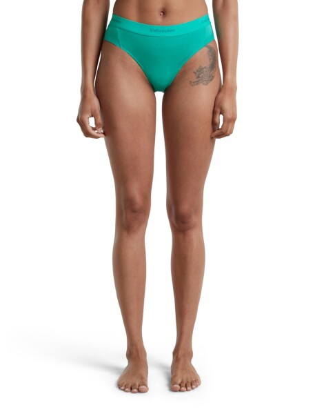 Dámské merino kalhotky ICEBREAKER Wmns Merino 125 Cool-Lite Sprite Hipster, Fresh velikost: XS