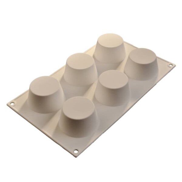 Cesil Silikonová forma na pečení/na mražené dezerty Muffiny 6,9 x 3,5 cm (na 6 ks) 3,5 cm