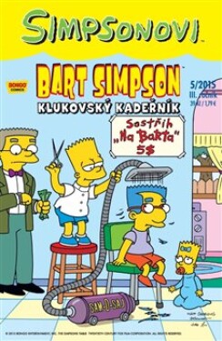 Bart Simpson Klukovský kadeřník Groening