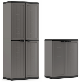 KETER JOLLY HIGH + JOLLY LOW set skříní