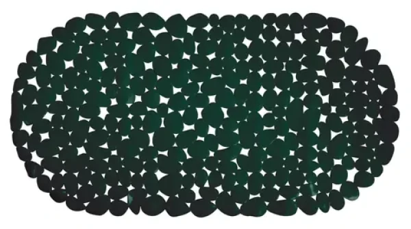 MSV GALETS protiskluzová podložka do vany tmavě zelená / PVC / 35 x 68 cm