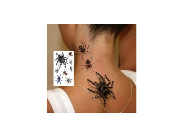 Dovoz Tetování pavouci Barva: 1
