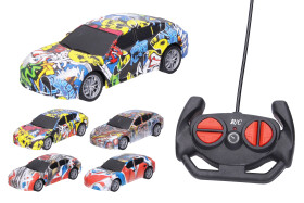 Auto s graffiti RC na dálkové ovládání 18 cm